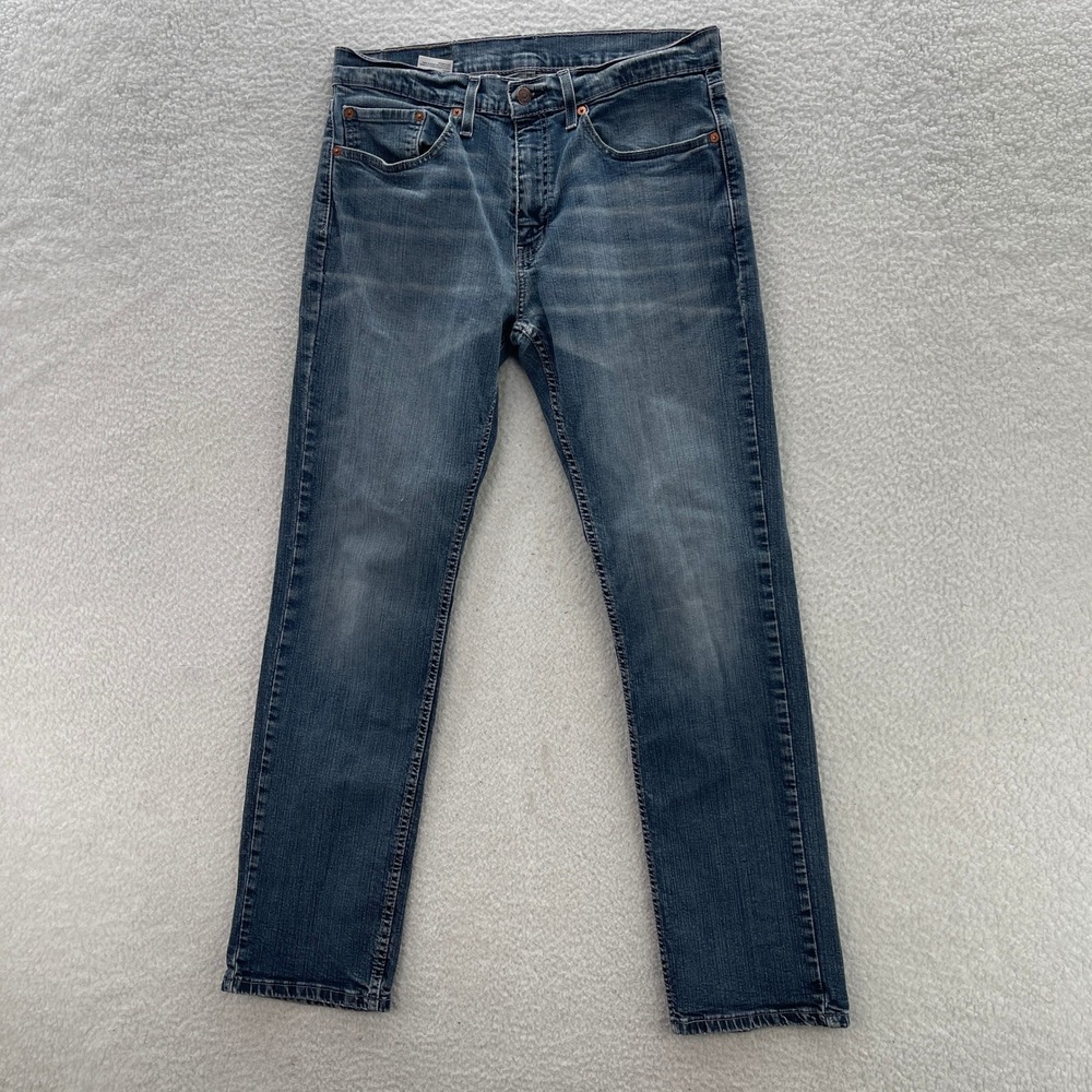 Levi's Jeans Mens 32x34 Blue 559 Relaxed Straight Medium Wash Denim Grunge Y2K